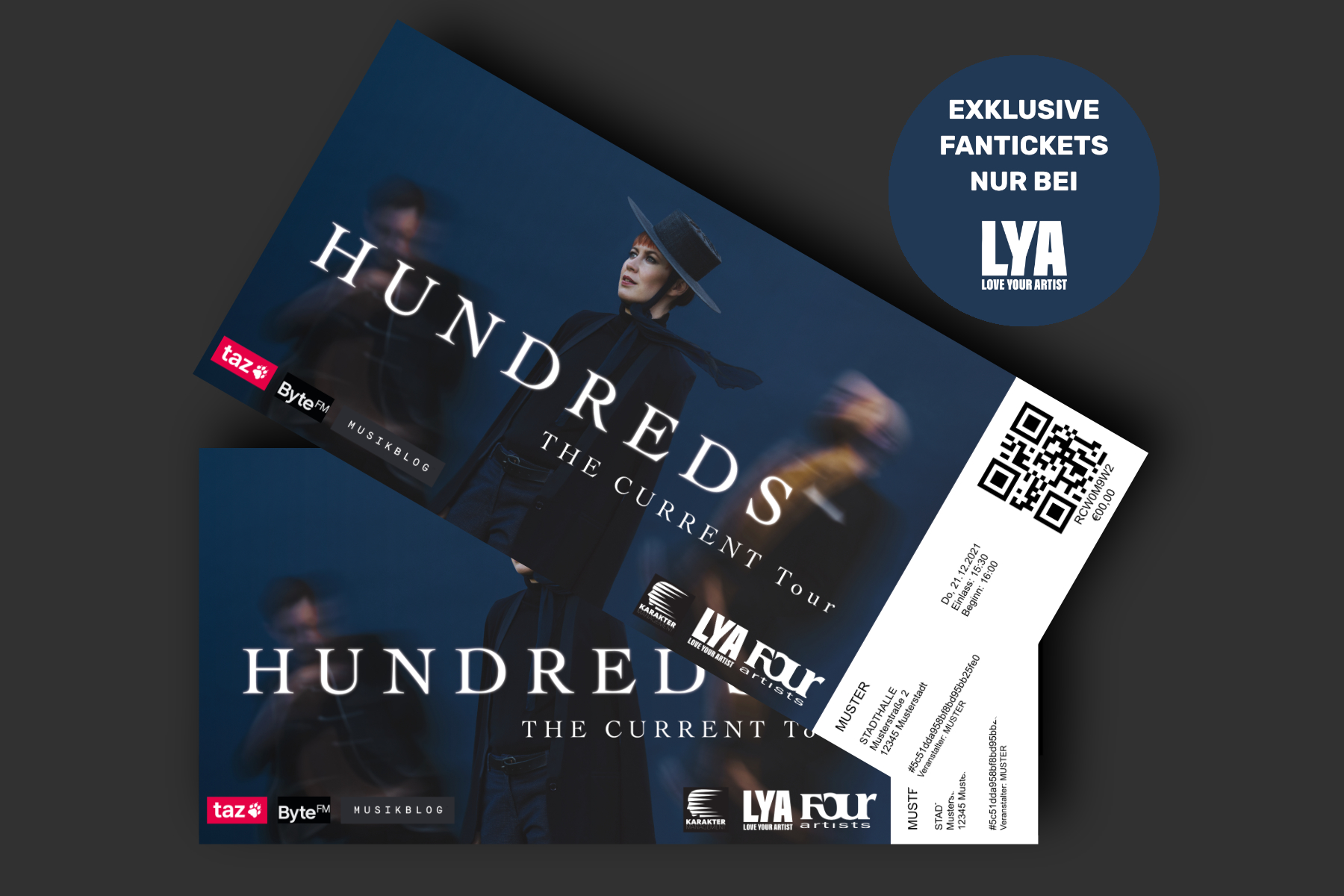 Hundreds Hardtickets