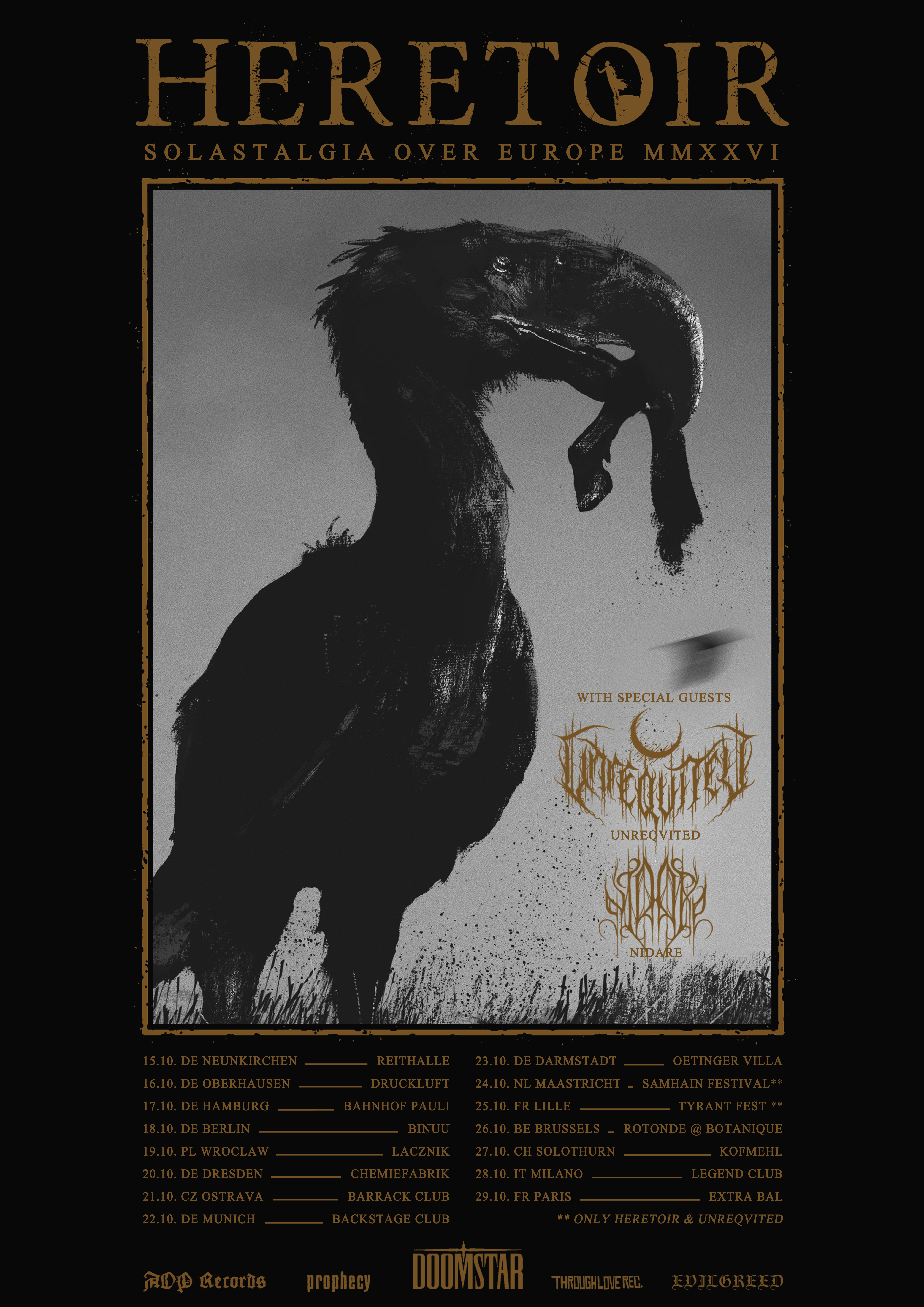 Heretoir // Unreqvited // Nidare