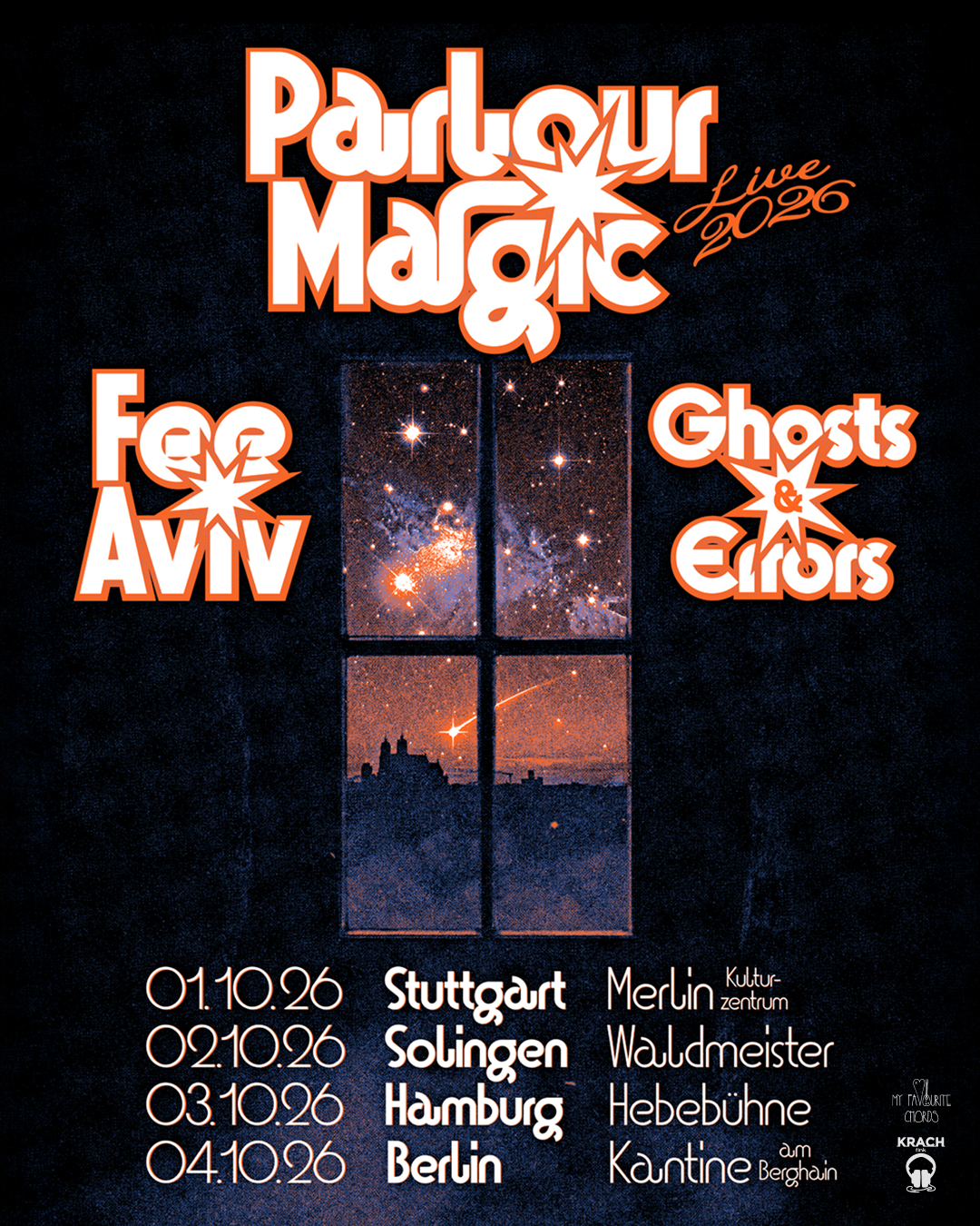 Parlour Magic + Fee Aviv + Ghosts & Errors