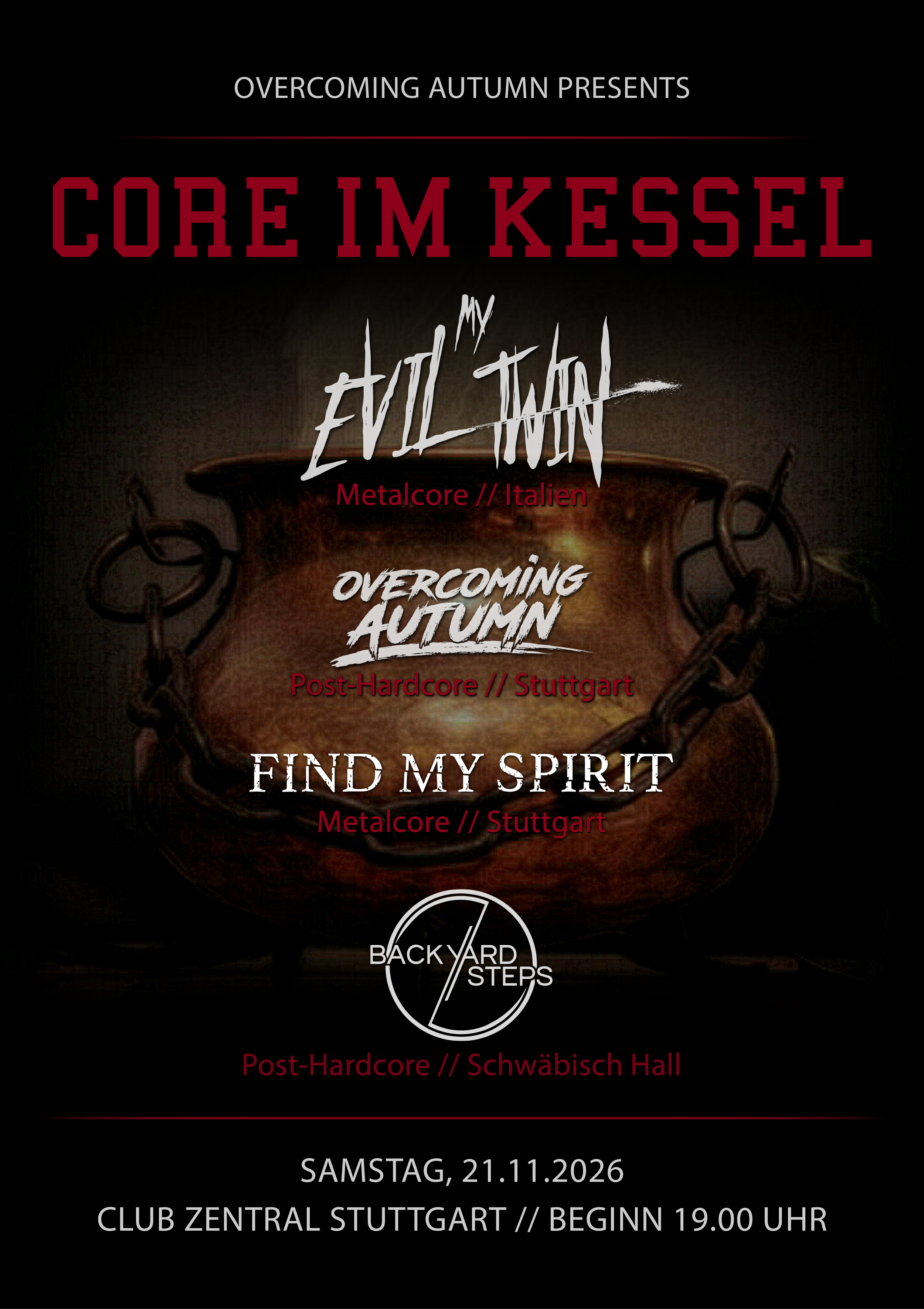 CORE IM KESSEL 2026: MY EVIL TWIN | OVERCOMING AUTUMN | FIND MY SPIRIT | BACKYARD STEPS