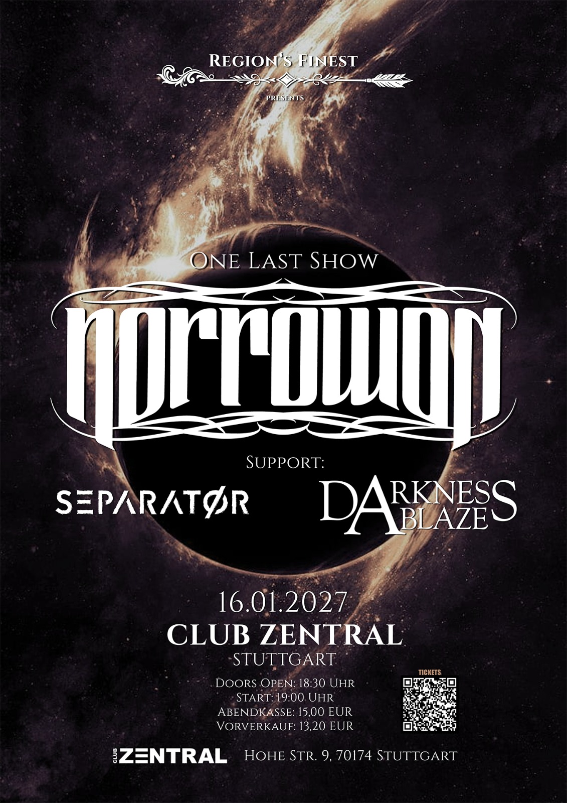 Region´s Finest: NORROWON | SEPARATØR | DARKNESS ABLAZE
