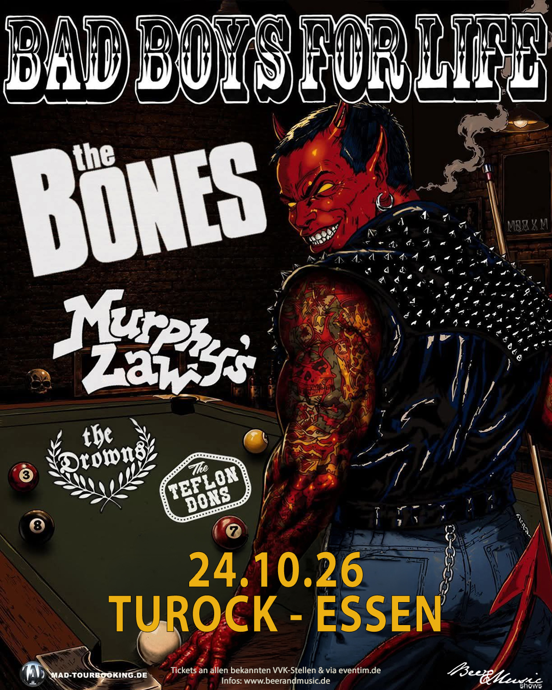 Bad Boys For Life Tour 2026: The Bones & Murphys Law & more
